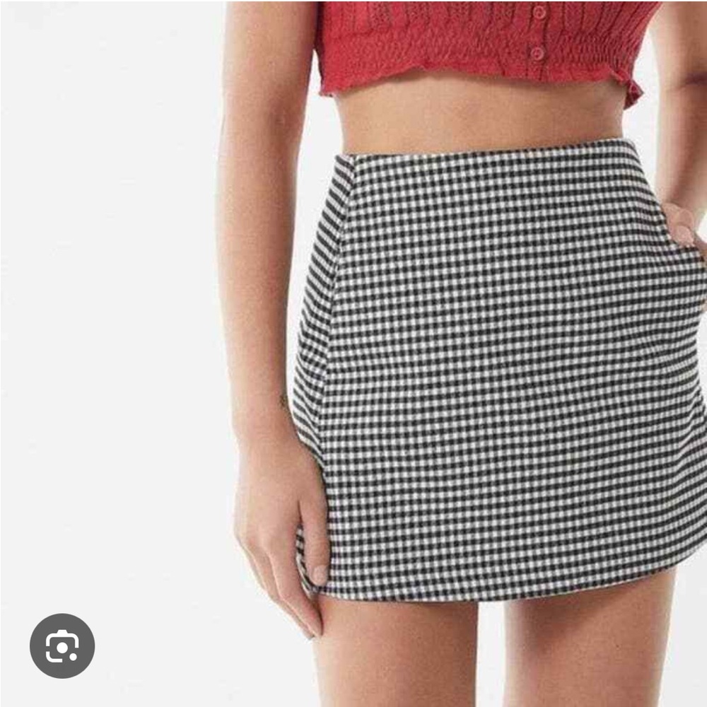 Urban Outfitters Gingham Mini Skirt
